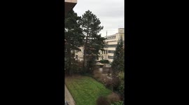 Storm Sabine in Bielefeld Germany Sunday 09/02/2020 at 13:16