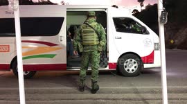 Mexican Government's Ironclad Curtain against Illegal Immigration enforced by Immigration Officials and the National Guard