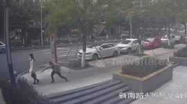 Chinese man arrested after spitting and spraying oil on pedestrians