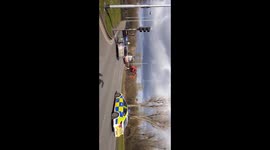 Alternate angle, lorry accident