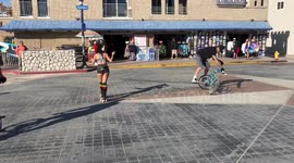 Roller Girl POV Films Troy Dunsmore Freestyle at Hamels