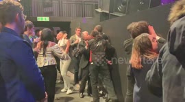 Slowthai restrained by security after confrontation with fan at NME Awards