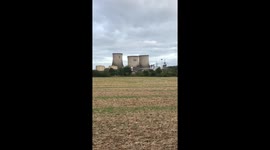 2019 Didcot cooling towers demolition