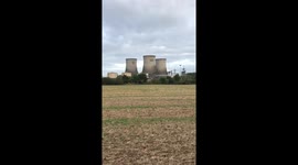 2019 Didcot cooling towers demolition