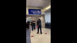 'On another planet': Shocking scene as man is tased by police at Dallas airport