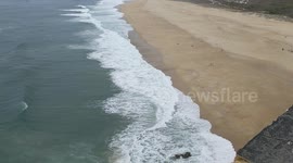 Waves at Nazare, Portugal