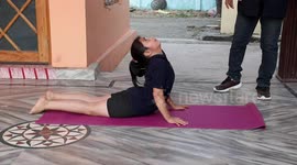 Eleven-year-old yoga genius trains to break more world records