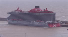 Virgin's first cruise ship Scarlet Lady arrives in Dover