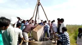 It's money down the drain: Police discover two ATMs thrown down well in northern India