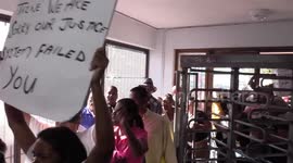 Scuffles erupt outside court ahead of hearing in Tazne Van Wyk murder case
