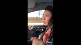 French girl hilariously disappointed by slow Canadian trains