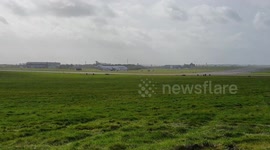 Coronavirus: British passengers on Diamond Princess cruise ship land back in UK (FURTHER FOOTAGE)