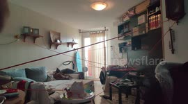 Playing burglars and avoiding laser alarms in bank with my baby