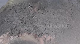 Aerial footage of volcano Pacaya