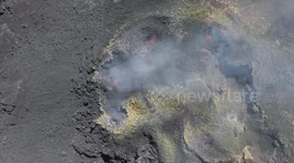 lava in the crater of Pacaya