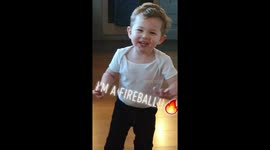 My son Casey funny dancing to Pitbull 'Fireball'