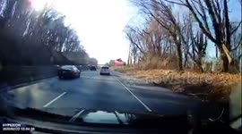 Fire Apparatus blocking at an accident