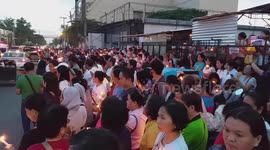 Religious protesters gather outside newly opened casino in Philippines