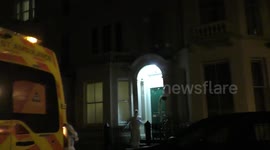 Medics in hazmat suits seen entering house in Liverpool, UK