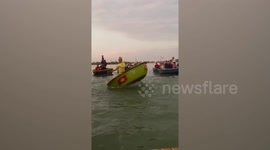 Vietnamese Baskets Boats Spin Round