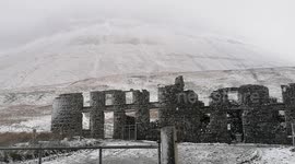 Blizzard conditions in western Ireland as Storm Jorge hits