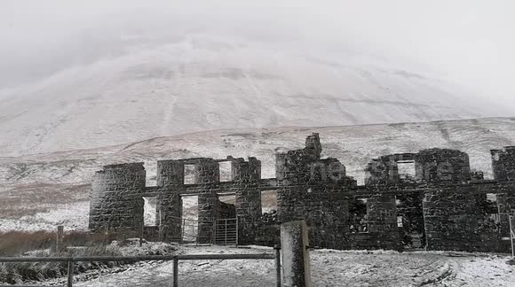 Blizzard conditions in western Ireland as Storm Jorge hits