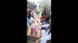 Picnic in the middle of River