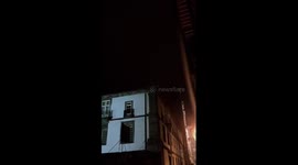 Rumbling thunder sets off car alarms and scatters seagulls