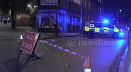 UK road closed as Storm Jorge tears off part of roof