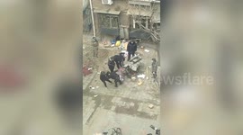 Video of property management worker violently shoving resident angers Chinese netizens