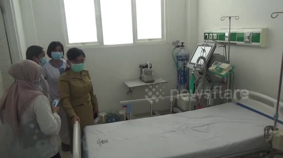 Indonesian hospital has started to prepare isolation rooms for patients ...