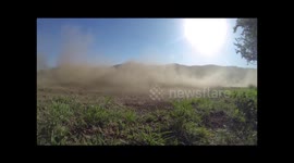 PROBANDO HONDA TRX 200 EN CIRCUITO