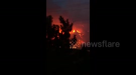 Massive fire in Patagonia, Argentina believed to be due to electrical failure