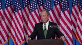 Michael Bloomberg tears up after quitting 2020 race, endorses Joe Biden