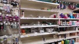 UK supermarket sells out of soap, hand sanitiser and cleaning products