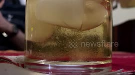 Ice caps melting (ice melting in rakia)