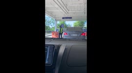 Security Guard Does Funky Dance Checking Cars