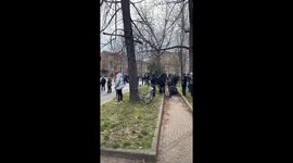 Protest in Milan prison