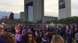 #8M Women’s Day Against Gender Violence in Monterrey, Mexico