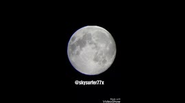 Aeroplane moon transit