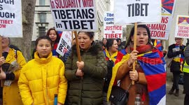 Dozens rally in London to mark Tibetan uprising