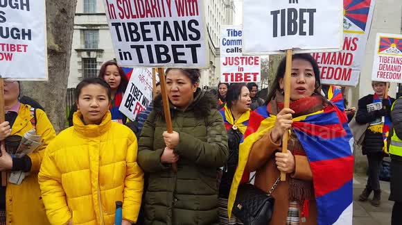 Dozens rally in London to mark Tibetan uprising