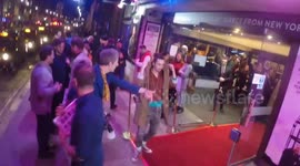 Actor Robert Sheehan looks like he goes down with Coronavirus on the Red Carpet 