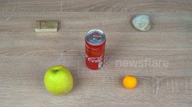 Hydraulic press destroying household objects [Experiment 5]