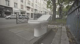 Toilet Bowl in Paris