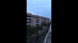 Coronavirus: italians resist through music in rome, italy