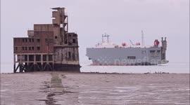 Isolated Thames Estuary fort for sale