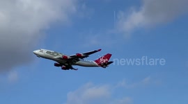 Virgin 747 departs Manchester to Orlando, is it one of the last flights back to the USA
