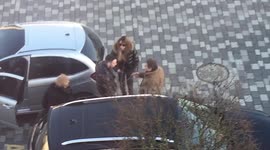 Woman keys a car over parking space dispute