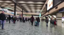 Euston Station during rush hour looking rather under-packed